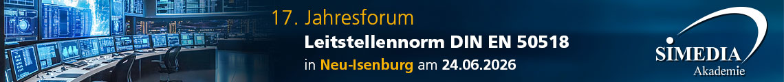 17. Jahresforum Leitstellennorm DIN EN 50518 | SIMEDIA