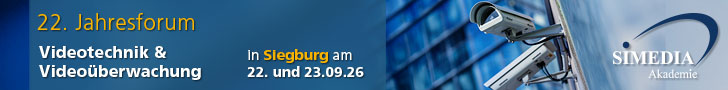 22. Jahresforum Videotechnik & Videoüberwachung