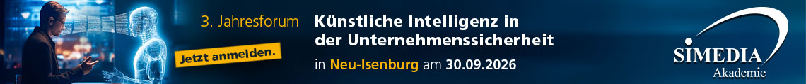4. Jahresforum Küntliche Intelligenz in der Unternehmenssicherheit