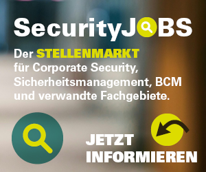 SecurityJobs | Stellenmarkt für Corporate Security, Sicherheitsmanagement, BCM und verwandte Fachgebiete.